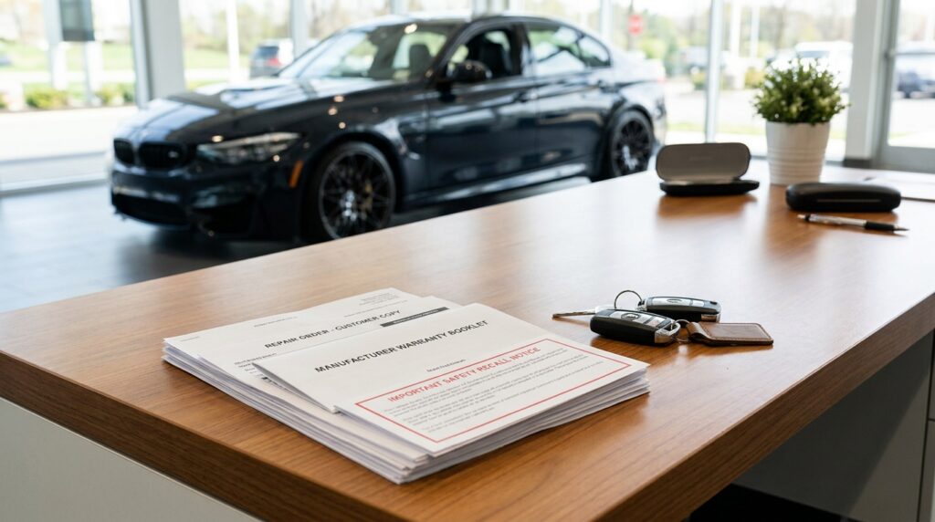 Mustang recall repair records for a lemon law claim